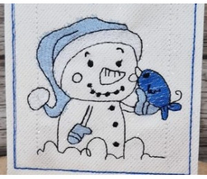 Stickdatei - Xmas Cutie Schneemann 2